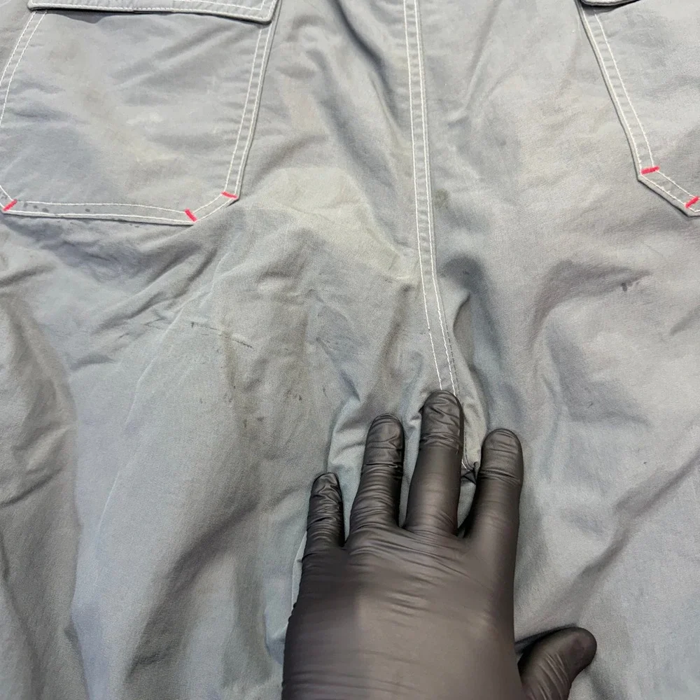 VTG Fishworks Pants Mens 36x29 Gray Nylon Water Resistant Fishing Cargo USA Made
